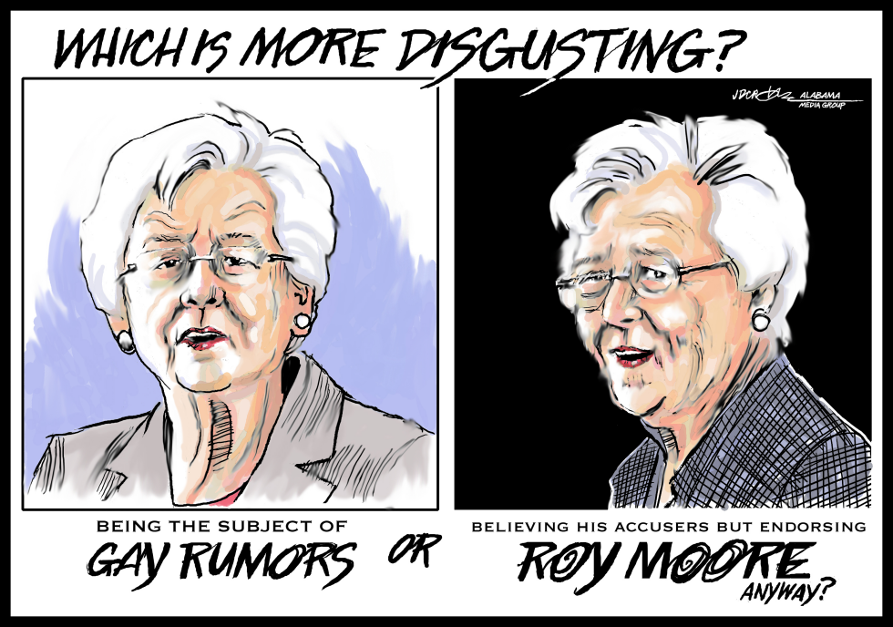 Alabama Gov Ivey Which is more disgusting