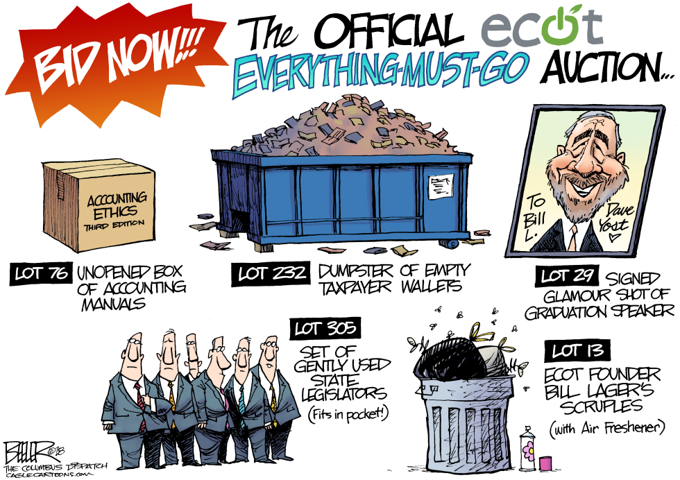  LOCAL OH ECOT AUCTION by Nate Beeler