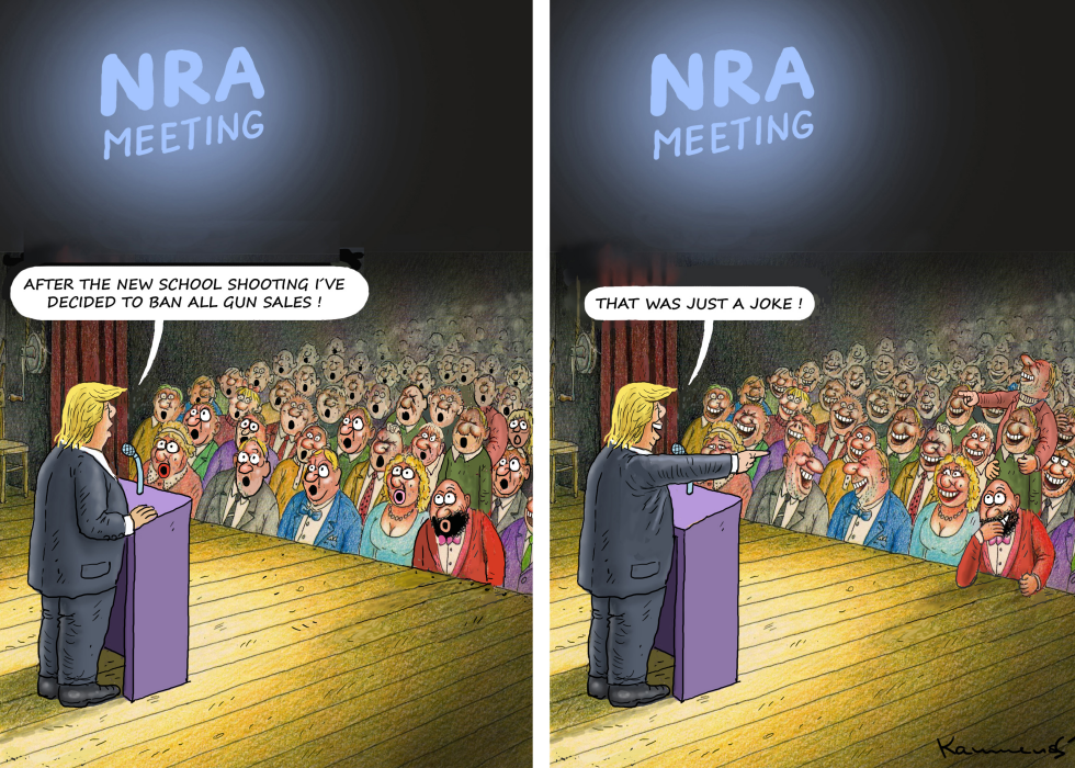 Trump - School Shooting and the NRA