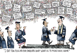GRADS AND PARENTS by Joe Heller