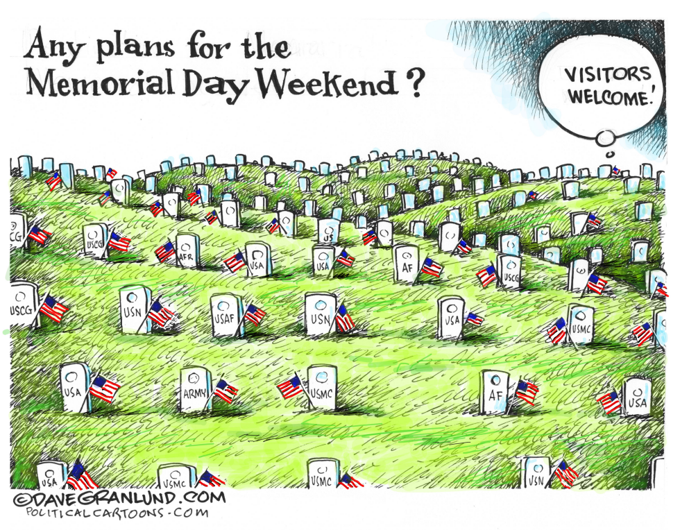  MEMORIAL DAY PLANS by Dave Granlund