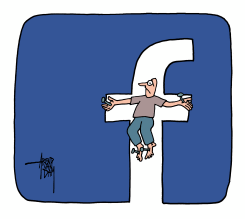 VICTIM OF FACEBOOK by Arend Van Dam