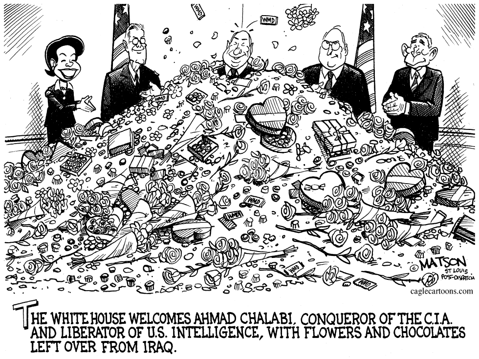White House Welcomes Chalabi With Flowers And Chocolates