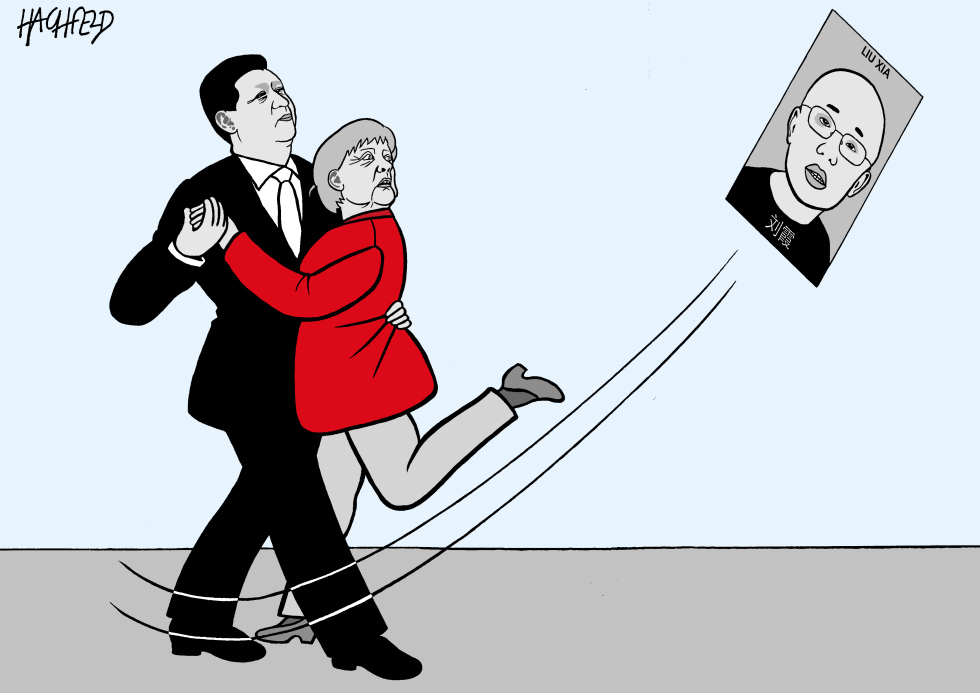 Merkel sees Xi Jinping