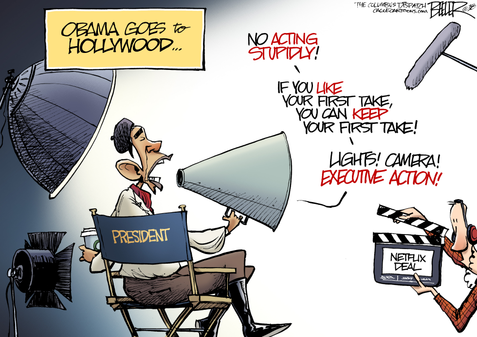  OBAMA NETFLIX DEAL by Nate Beeler