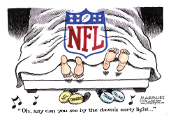 NFL AND THE NATIONAL ANTHEM  by Jimmy Margulies