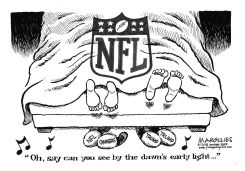 NFL AND THE NATIONAL ANTHEM by Jimmy Margulies