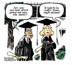 GRADUATION AND SCHOOL SHOOTINGS  by Jimmy Margulies