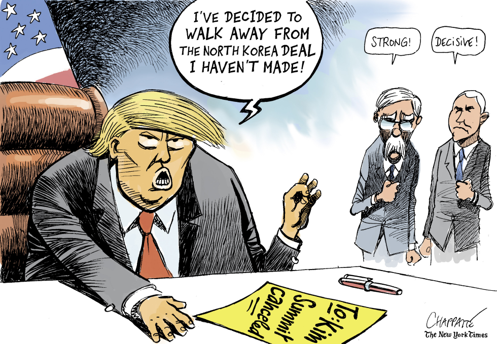 Trump cancels the summit with Kim
