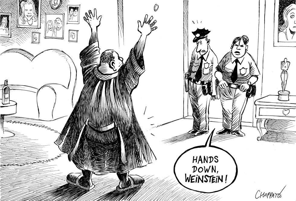  HARVEY WEINSTEIN’S ARREST by Patrick Chappatte