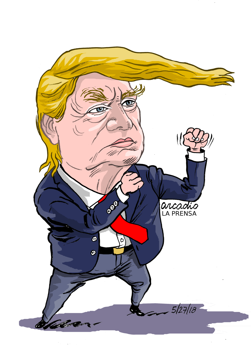  EL PRESIDENTE TRUMP by Arcadio Esquivel