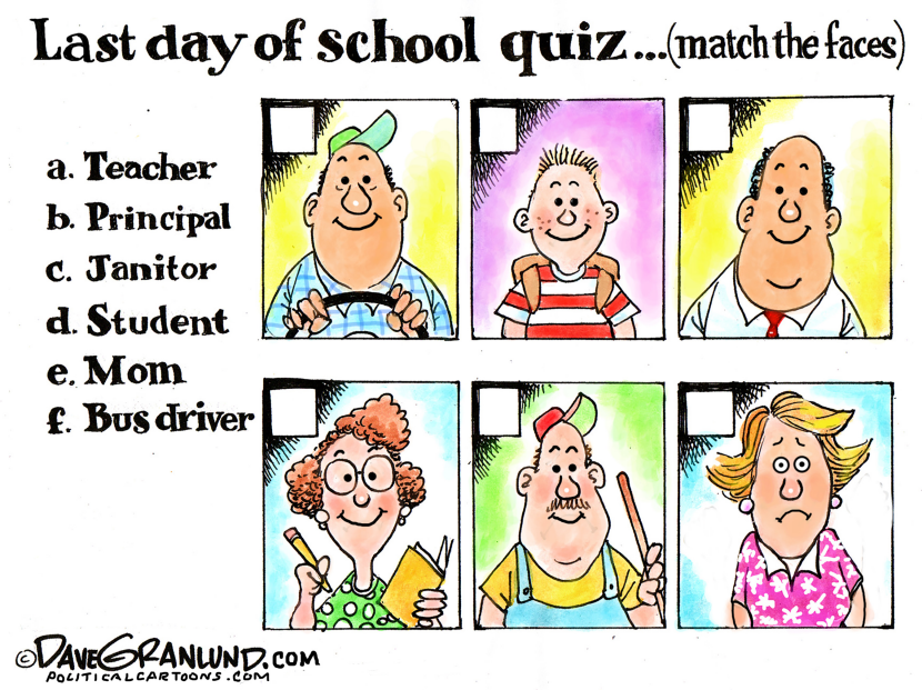 Last day of school quiz