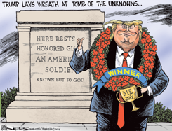 MEMORIAL DAY TRUMP by Kevin Siers