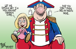 LOCAL OK GOV FALLIN'S NEW COMMON CORE POLICY by Bruce Plante