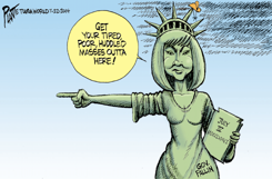 LOCAL OK GOV FALLIN'S STATUE by Bruce Plante
