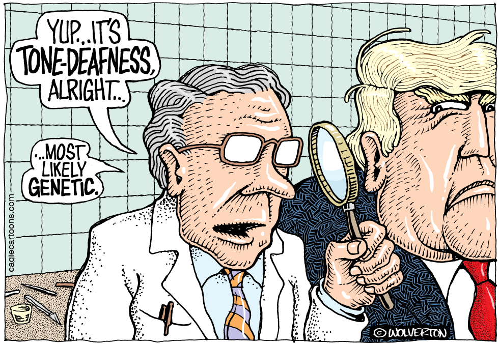  TONEDEAF TRUMP by Wolverton