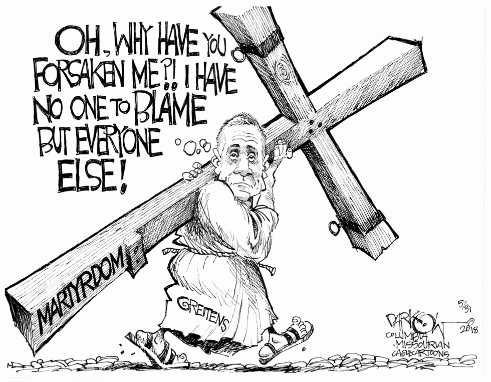  GREITENS CROSS TO BEAR by John Darkow