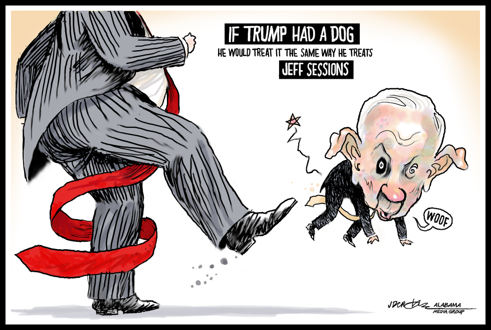 TRUMP'S SESSIONS DOG by J.D. Crowe