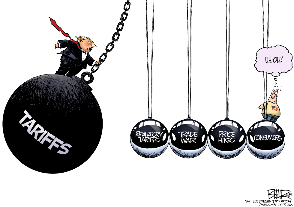  TRUMP TARIFFS by Nate Beeler