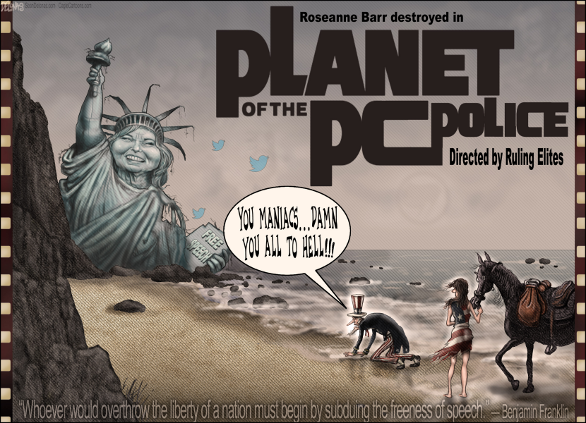 Roseanne Barr Planet of the Apes