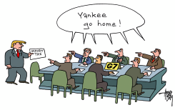 G7 AND TRUMP by Arend Van Dam