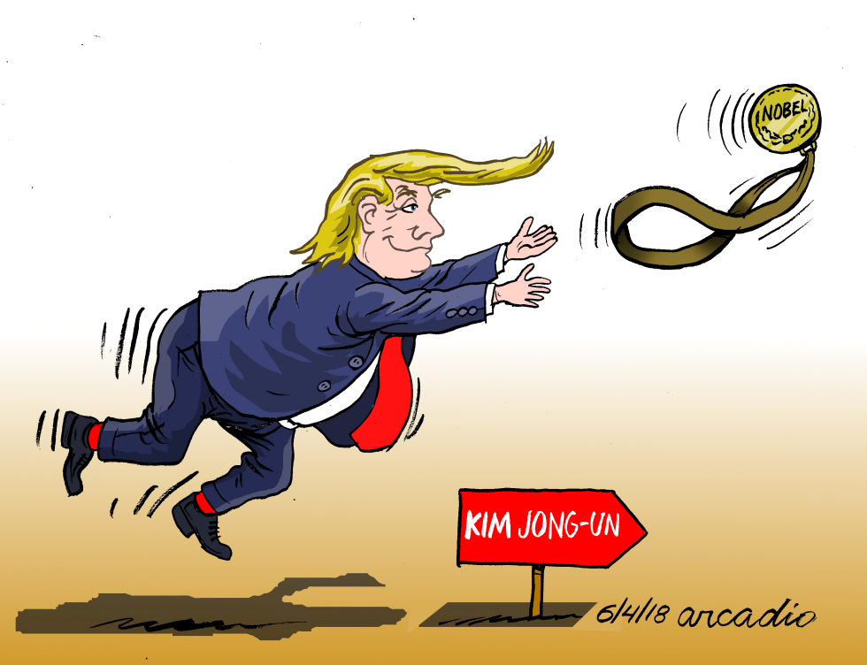 Trump wish The Nobel/Trump ansía el Nobel