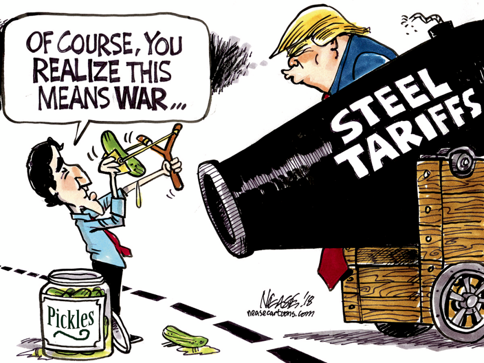 Tariff War Cartoons