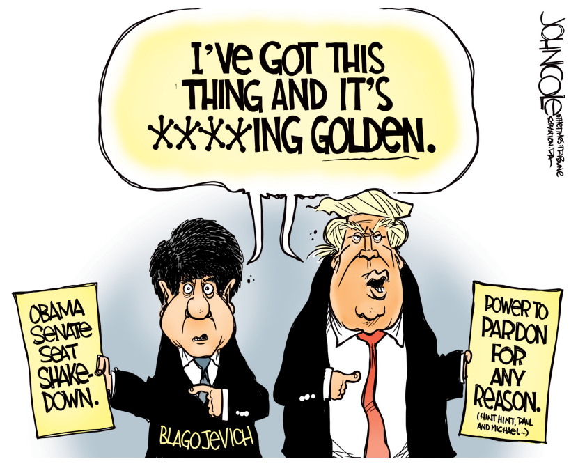 Trump and Blagojovich