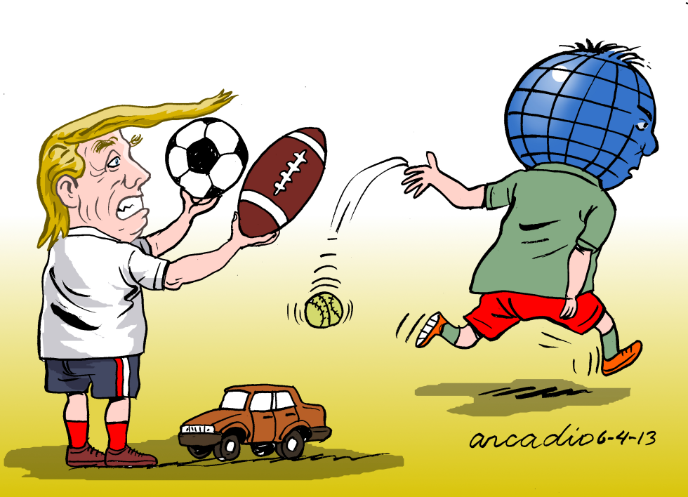 Trump alone/Trump solo