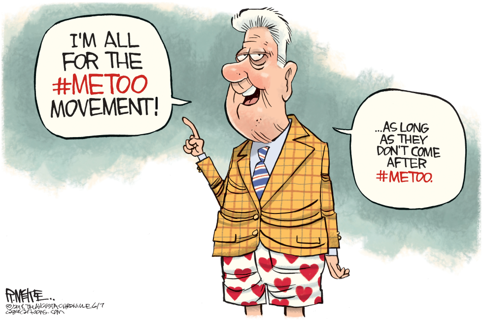  BILL CLINTON METOO by Rick McKee