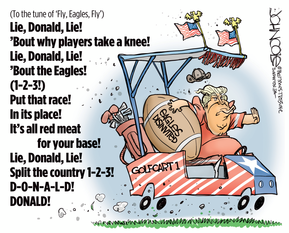  TRUMP AND THE NFL by John Cole