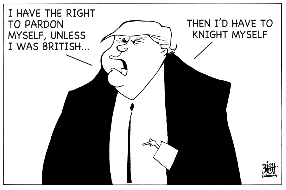 TRUMP PARDON, B/W