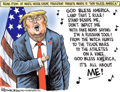 TRUMP'S GOD BLESS AMERICA by Kevin Siers