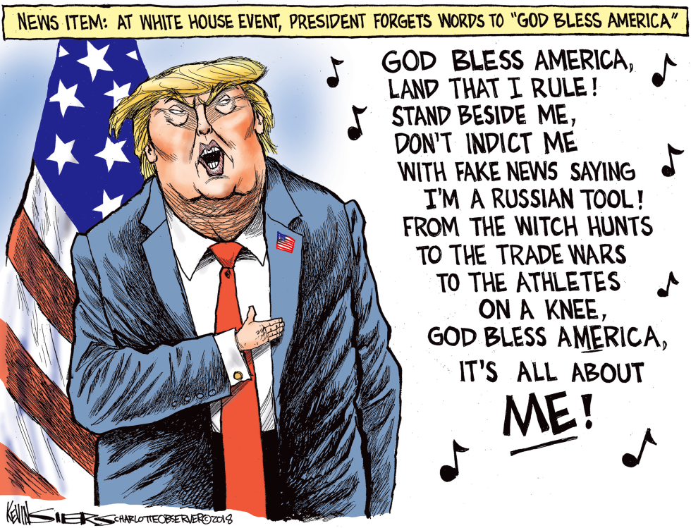 Trump's God Bless America