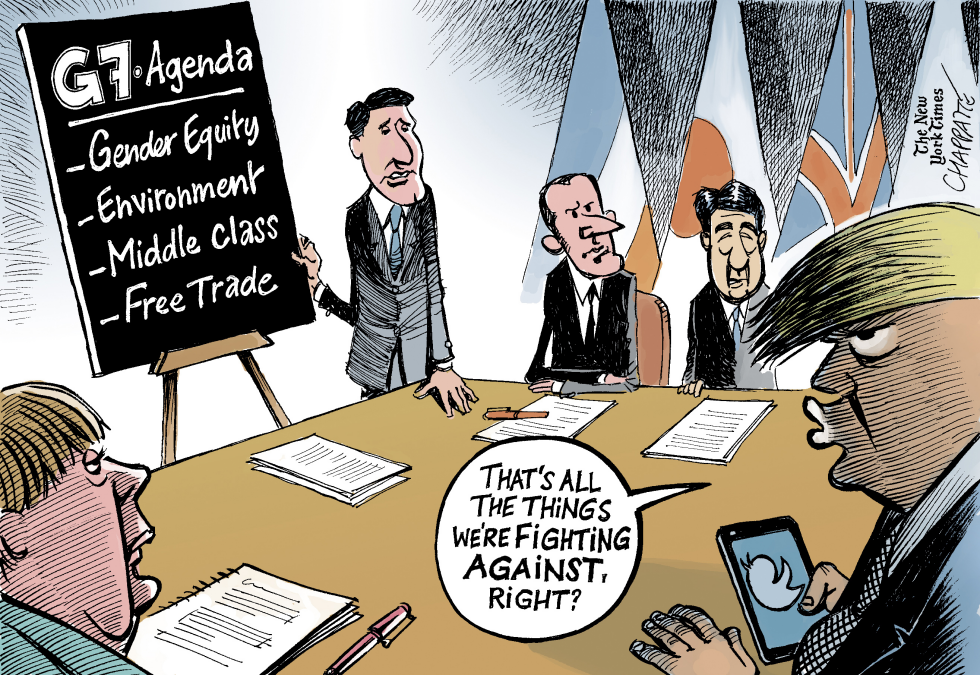  G-7 SUMMIT IN CANADA by Patrick Chappatte