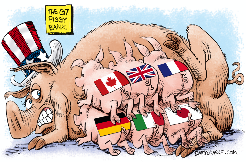 The G7 Piggy Bank