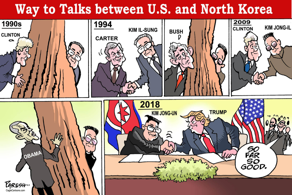  US-N.KOREA WAY TO TALKS by Paresh Nath