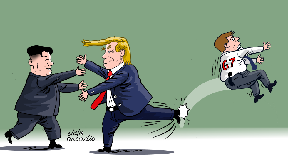 Trump Kim and G7/Trump Kim y el G7
