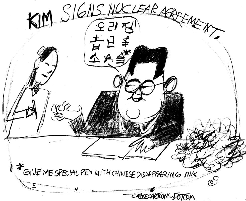 Kim Signs On