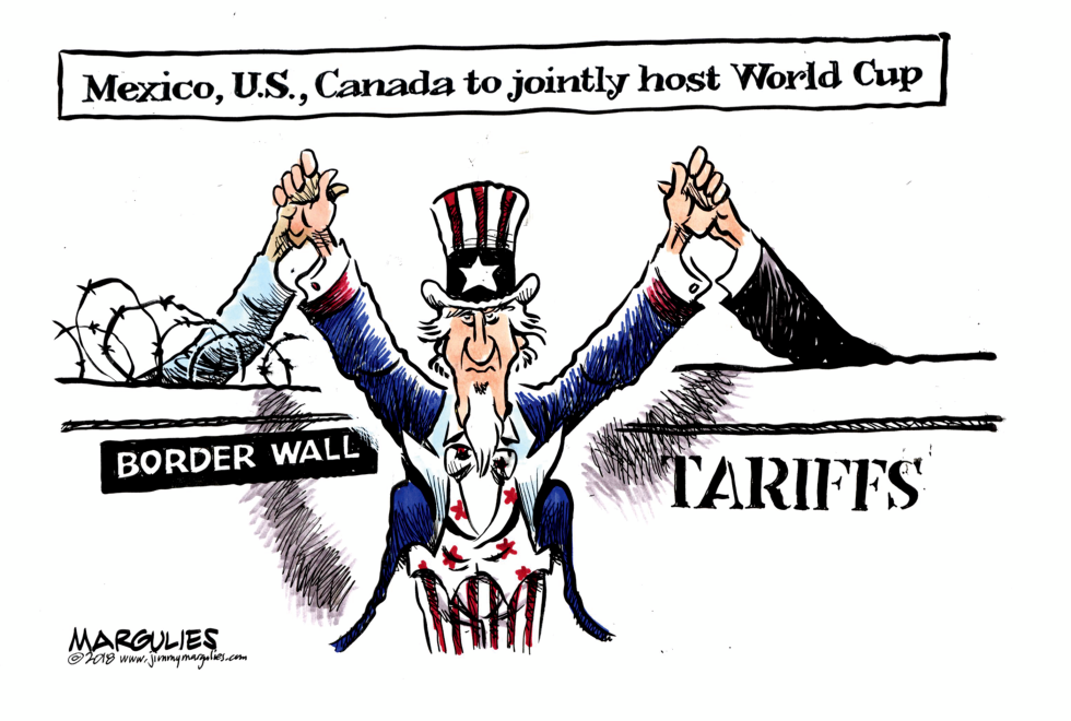 World Cup hosts color