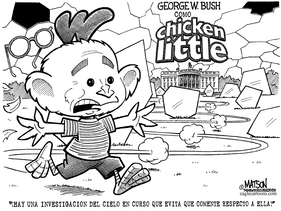 George W. Bush como Chicken Little