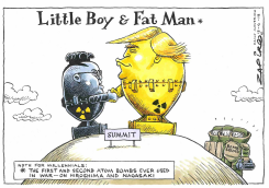 LITTLE BOY AND FAT MAN by Zapiro