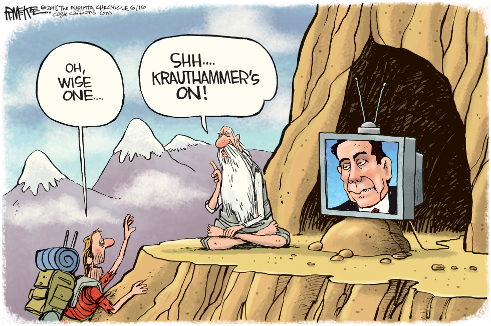  KRAUTHAMMER by Rick McKee