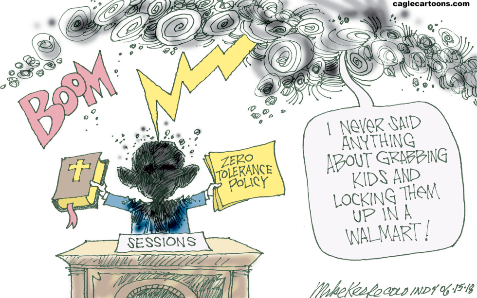  ZERO TOLERANCE POLICY by Mike Keefe