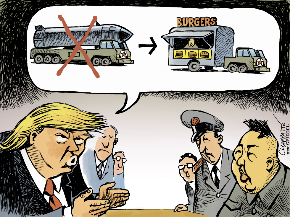  HOW TRUMP CONVINCED KIM by Patrick Chappatte