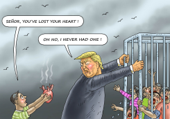 TRUMPS MISSING HEART by Marian Kamensky