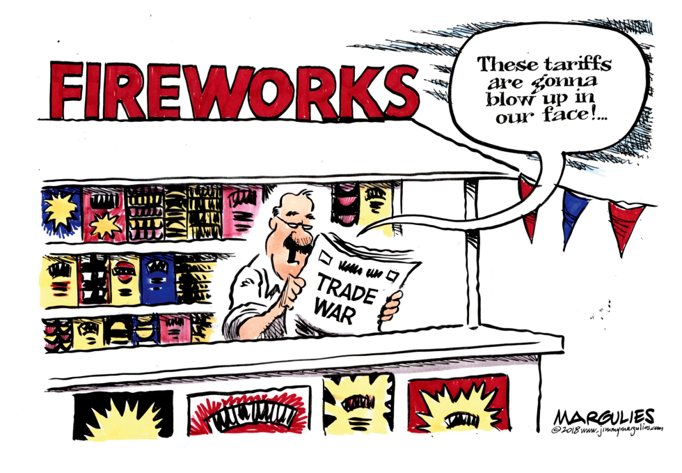 Trade War with China color