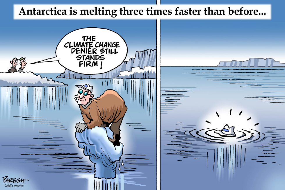 Antarctica melting faster