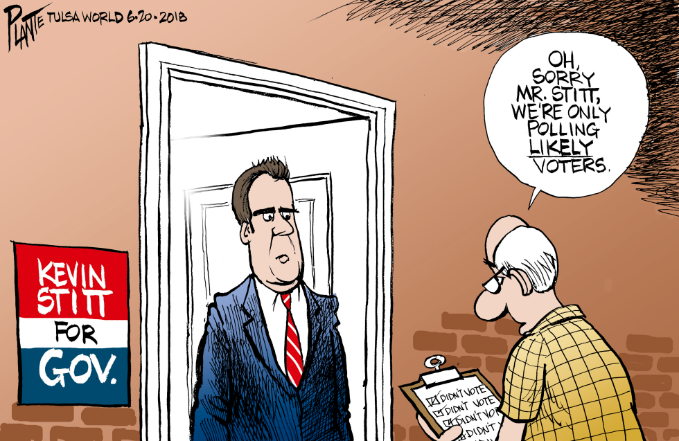 LOCAL OK A pollster and Kevin Stitt