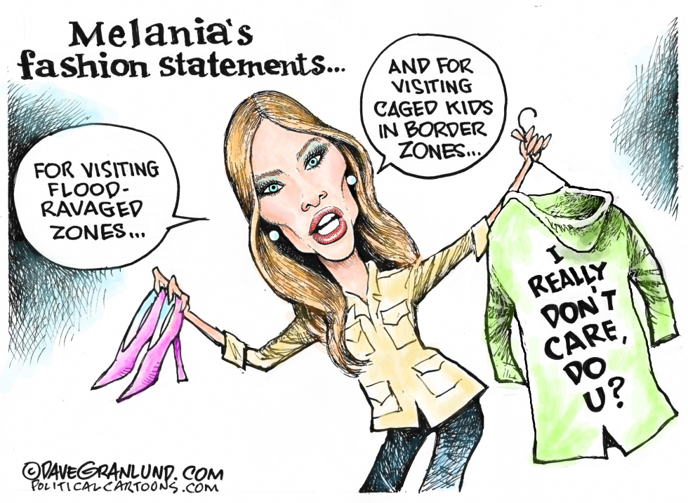  MELANIA FASHION STATEMENTS by Dave Granlund